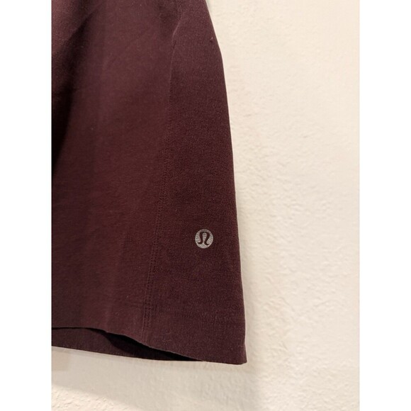 Lululemon Shorts Mens 34 Purple Chino Flat Front 11" Stretch Golf Zip Pocket - Picture 3 of 5